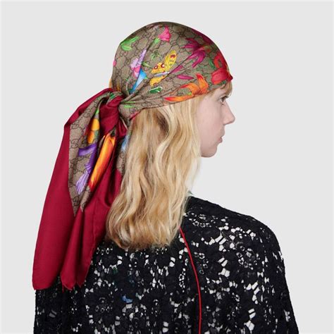 gucci head scarf cheap|gucci scarf female.